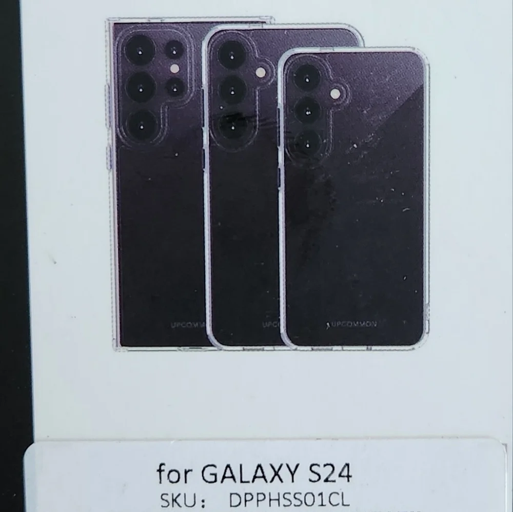 📱 Crystal Fit Clear Case for Samsung Galaxy S24 – Slim, Scratch Resistant, NWT